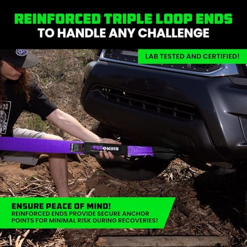Rhino USA Recovery Tow Strap - Image 3