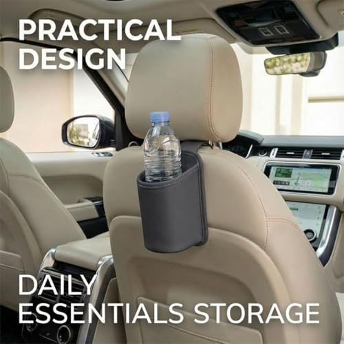Craedli Car Door Cup Holder, Back Seat Hanging Storage Bag - Image 5