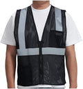 AYKRM 2 Pocket Mesh High Visibility Reflective Safety Vest by AYKRM