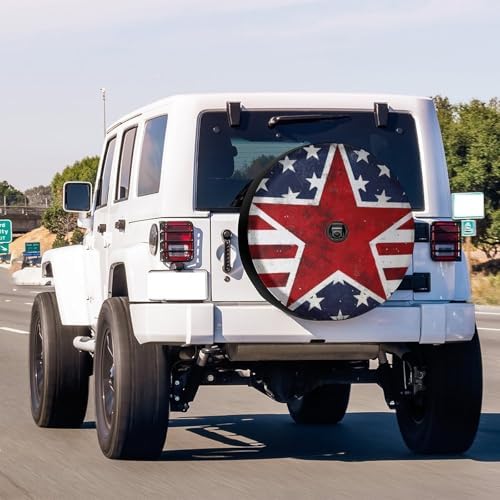 Red Star Flag Spare Tire Cover - Image 2