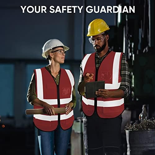 TICONN High Visibility Reflective Safety Vest - Image 6