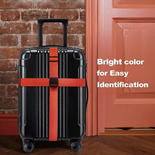 Chelmon Luggage Straps for Suitcases TSA Approved Travel Essentials 4 Pack - Image 6
