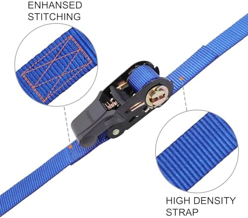 Ayaport Endless Ratchet Straps, 8FT Heavy Duty Cargo Tie Downs - Image 3