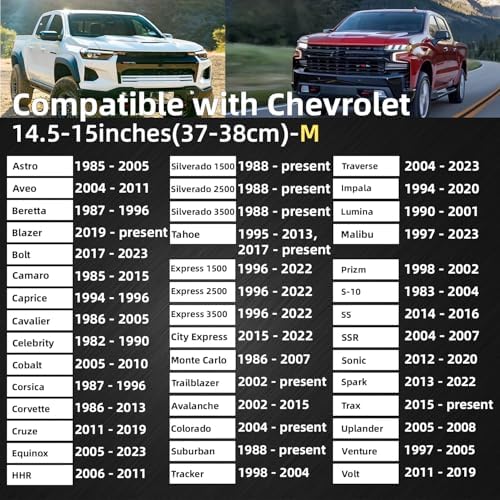 Car Steering Wheel Cover for Chevy Silverado 1500 2500 3500 - Image 6