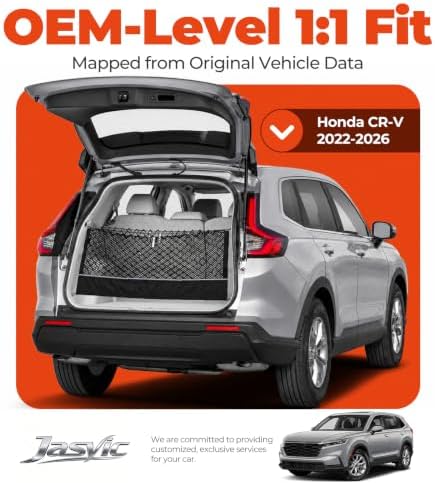 3-Layer Cargo Net for Honda CR-V 2017-2026, Zoned Storage Trunk Net - Image 3