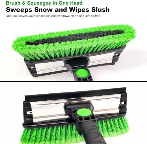 SEAAES 46.7 Inch Long Car Scraper Snow Brush - Image 3