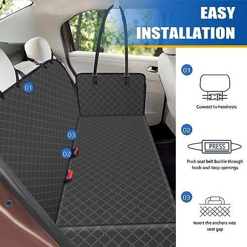 Dog Car Seat Cover for Back Seat - Image 4