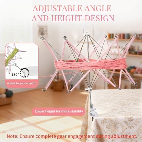 SPEENSUN Yarn Winder and Swift Combo, 3.5OZ Cake Maker & Umbrella Set - Image 5