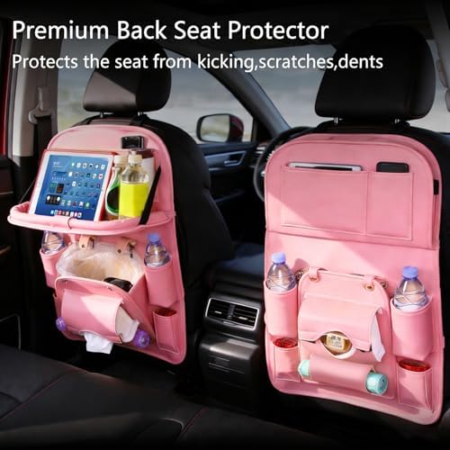 Car Seat Organizer, Storage Bag and Tray Rack, Trash Storage - Image 2