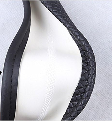 Automotive Steering Wheel Cover Leather Anti Slip Wrap 15" - Image 5