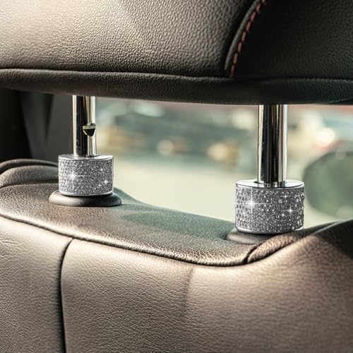 Rislobx 4PCS Magnetic Car Headrest Collars, Rhinestone Car Head Rest Collars - Image 5