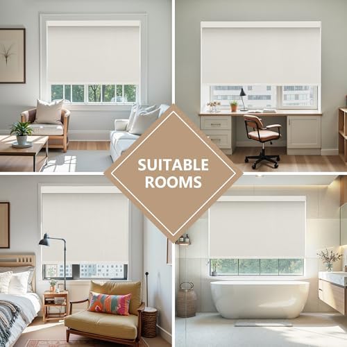 AOSKY Cordless Blackout Roller Shades - Image 5
