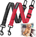 2 Pack Dog Seat Belt Adjustable Dog Car Seatbelts by PUEENOD