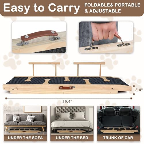 Dog Ramp for Bed, Ramp for Dogs to Get on Bed - Image 4