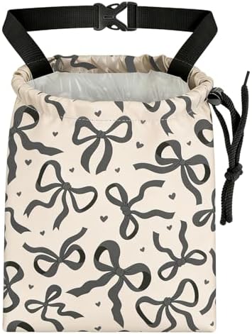 Black Bow Car Trash Bag by AmazerPad