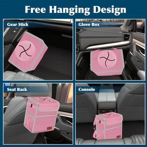 Femuar Leak Proof Car Trash Can - Image 5