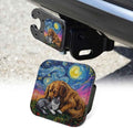 2 Inch Dog Cat Night Sky Trailer Hitch Cover Rubber Receiver Tube Plug Cap by Unknown
