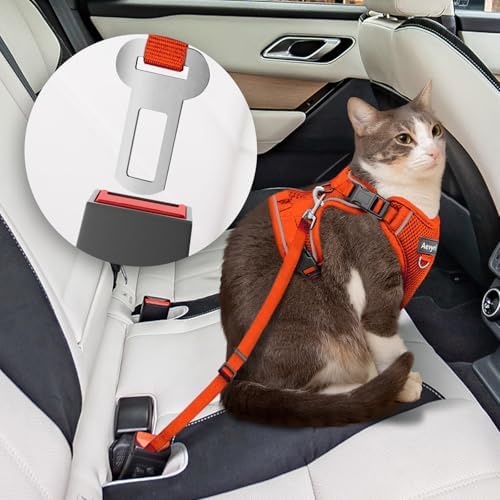 Cat Harness and Leash for Walking, 3 in 1 Adjustable Breathable Soft, Cat - Image 5