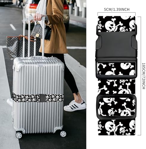 Luggage Straps for Suitcases, Heavy Duty Travel Belt - Image 3