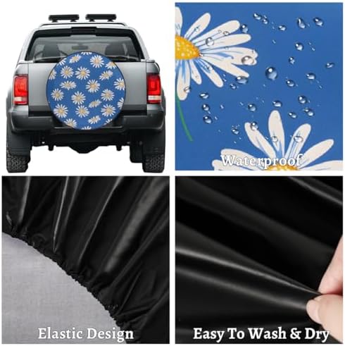 Daisy Spare Tire Cover Waterproof Dust-Proof Spare Wheel Covers - Image 4