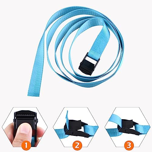 TRIWONDER Cinch Tie Down Strap Lashing Straps Heavy Duty Nylon Straps - Image 5