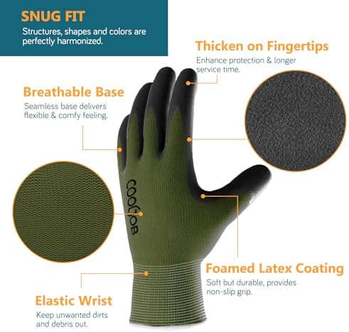 COOLJOB 2 Pairs Gardening Gloves - Image 2