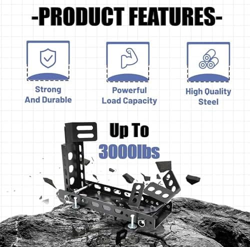 ECOTRIC Motorcycle Wheel Chock Trailer, Adjustable Motorcycle Front Tire - Image 5