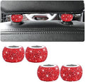 XINLIYA 4 Pack Car Headrest Collars, Bling Car Head Rest Collars Rings Decor by XINLIYA