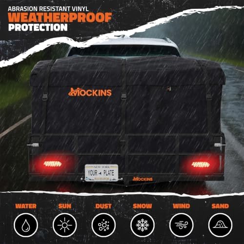 Mockins 66"x30"x14" High Rail Trailer Hitch Cargo Carrier - Image 6