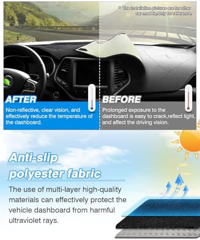 CARTIST Dash Cover for Chevy Impala 2006-2013 Dashboard Cover Mat - Image 4