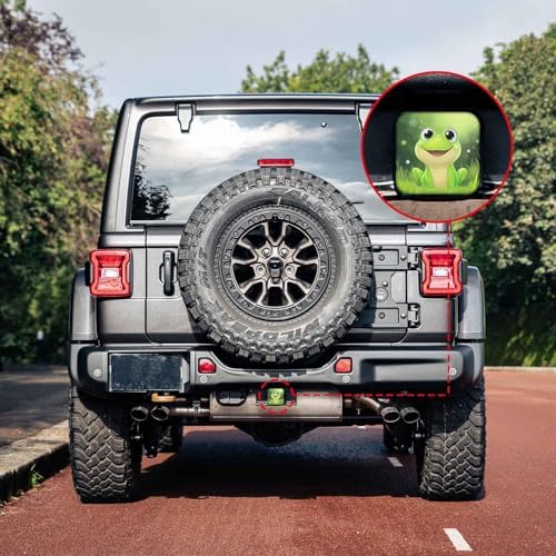 2 Inch Cartoon Frog Trailer Hitch Cover Rubber Receiver Tube Plug Cap, Tow - Image 6