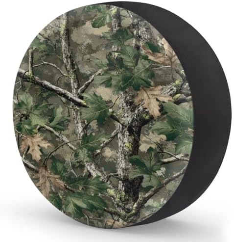 Camouflage Green Spare Tire Cover Dust-Proof Wheel Protector - Image 2