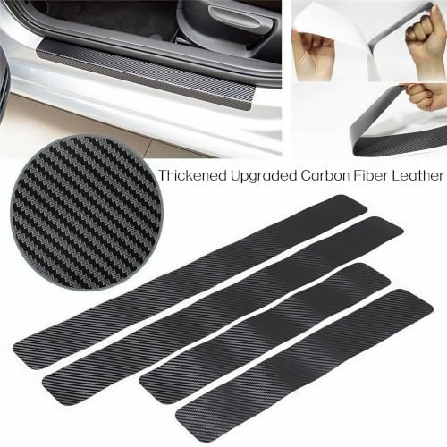 4PCS Car Door Sill Sticker Protecter Compatible - Image 4
