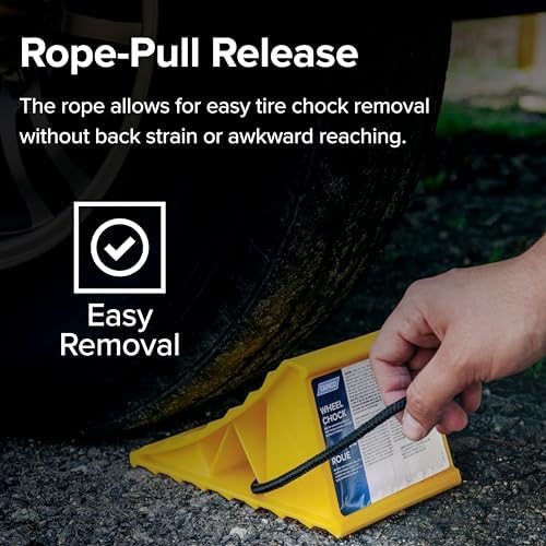 Camco RV Wheel Chocks with Rope - Image 4