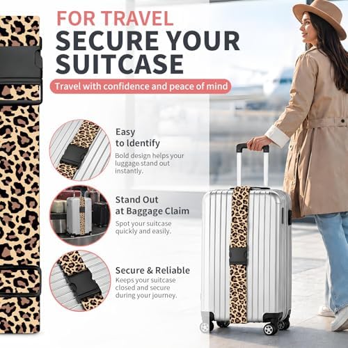 Luggage Strap for Suitcases Adjustable Travel Belt - Image 2