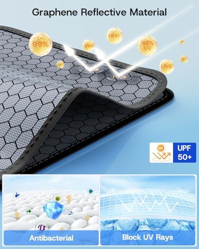 2026 Upgrade Sunshade Roof for Tesla Model 3 2021-2026, 1:1 Fit Heat Insulation - Image 4