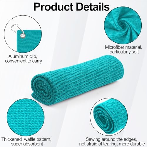 3 Pack 16" X 16" Golf Towels for Golf Bags - Image 5