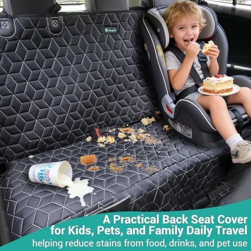 Meginc Dog Car Seat Covers for Back Seat - Image 3