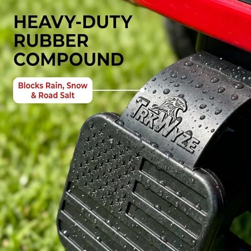 American Flag Rubber Hitch Cover, UV-Resistant, Car Wash Safe - Image 3