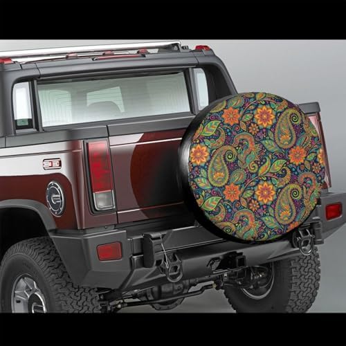 Paisley Spare Tire Cover Wheel Protector Universal Fit - Image 3