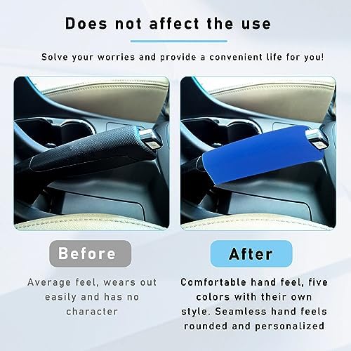 Ziciner Car Handbrake Cover, Elastic Anti-Slip Silicone Auto Handbrake Shifter - Image 5