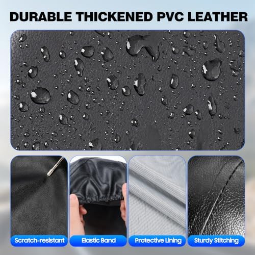 Moonet PVC Leather Tire Cover, Universal Fit 24-26" - Image 5