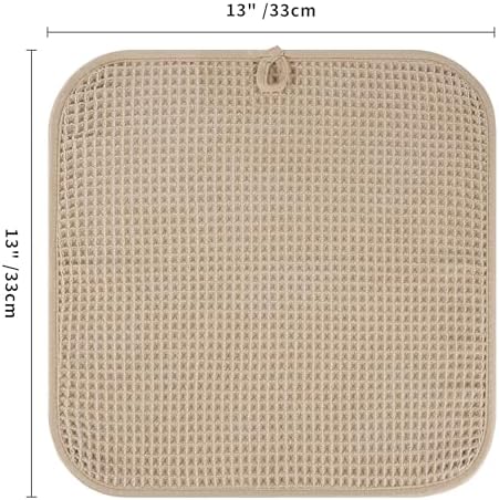 Microfiber Waffle Face Towels, 2 Pieces, Fast Drying, Lint Free 430 GSM - Image 7