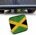 Jamaica Flag Trailer Hitch Covers Jamaican National Flag Heavy Duty Receiver by Beabes