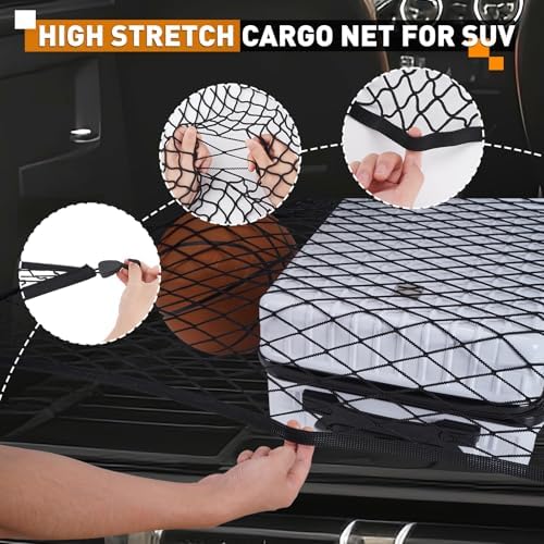 Elastic Cargo Net for SUV, Truck Net Organizer - Image 3