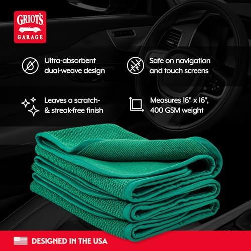 Griot's Garage Dual Weave Interior Towels - Image 3