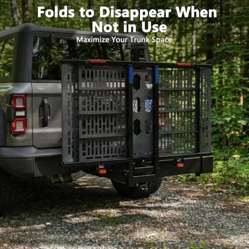Swing Away Hitch Adapter, 90-Degree Swing Arm, Fits 2-Inch Receiver, 400 lbs - Image 6