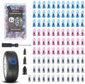 100PCS Tire Repair Rubber Nail Kit, Premium Spiral Screw-in Tire Plugs by SNYZU%E2%80%94EnhancingHomeLife