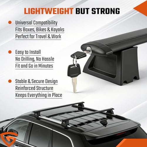 Rack Cross Bars Heavy Duty Aluminum fit - Image 2