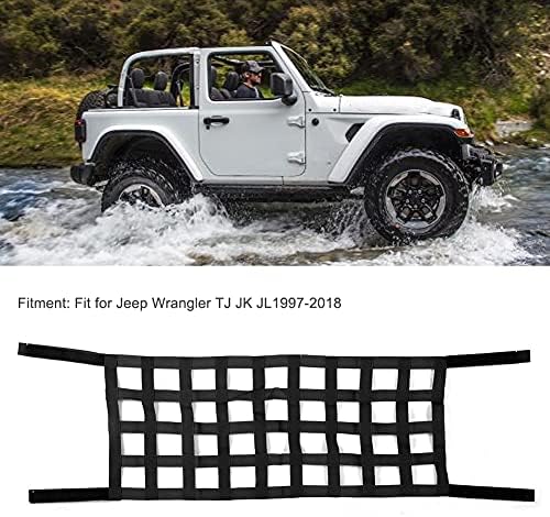Car Ceiling Cargo Net, Car Roof Storage Network Cover, Fit - Image 2